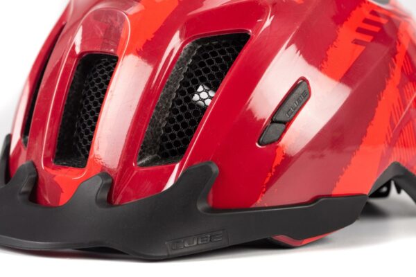 CUBE Helm ANT red splash