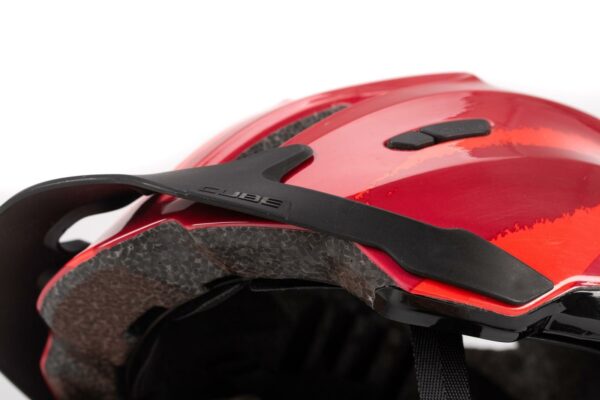 CUBE Helm ANT red splash