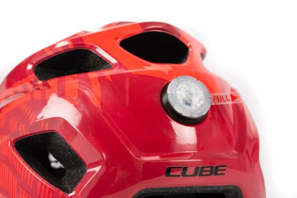 CUBE Helm ANT red splash