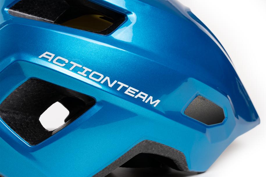 CUBE Helm LINOK X Actionteam blue