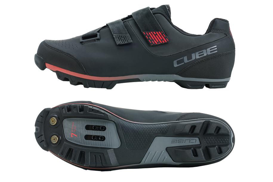 CUBE Schuhe MTB PEAK black´n´red